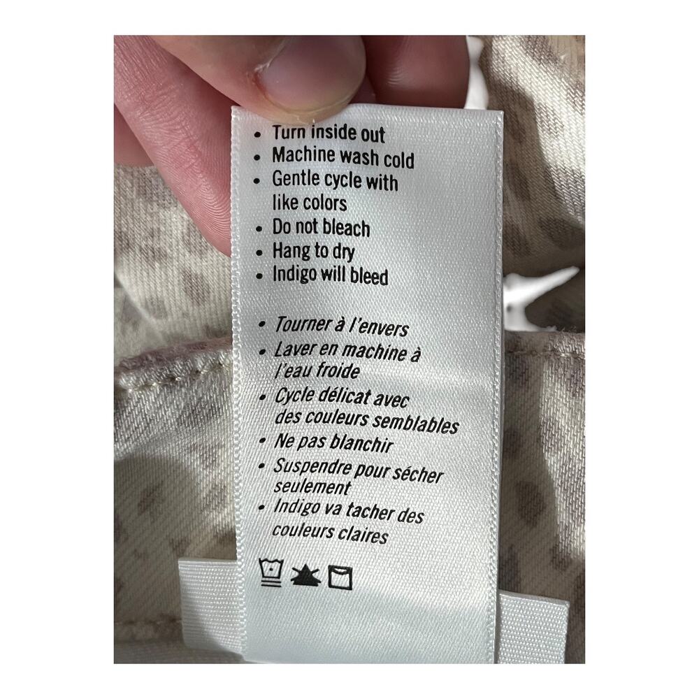 Paige Joggers Mayslie Animal print stretch twill size 32 - Picture 8 of 9